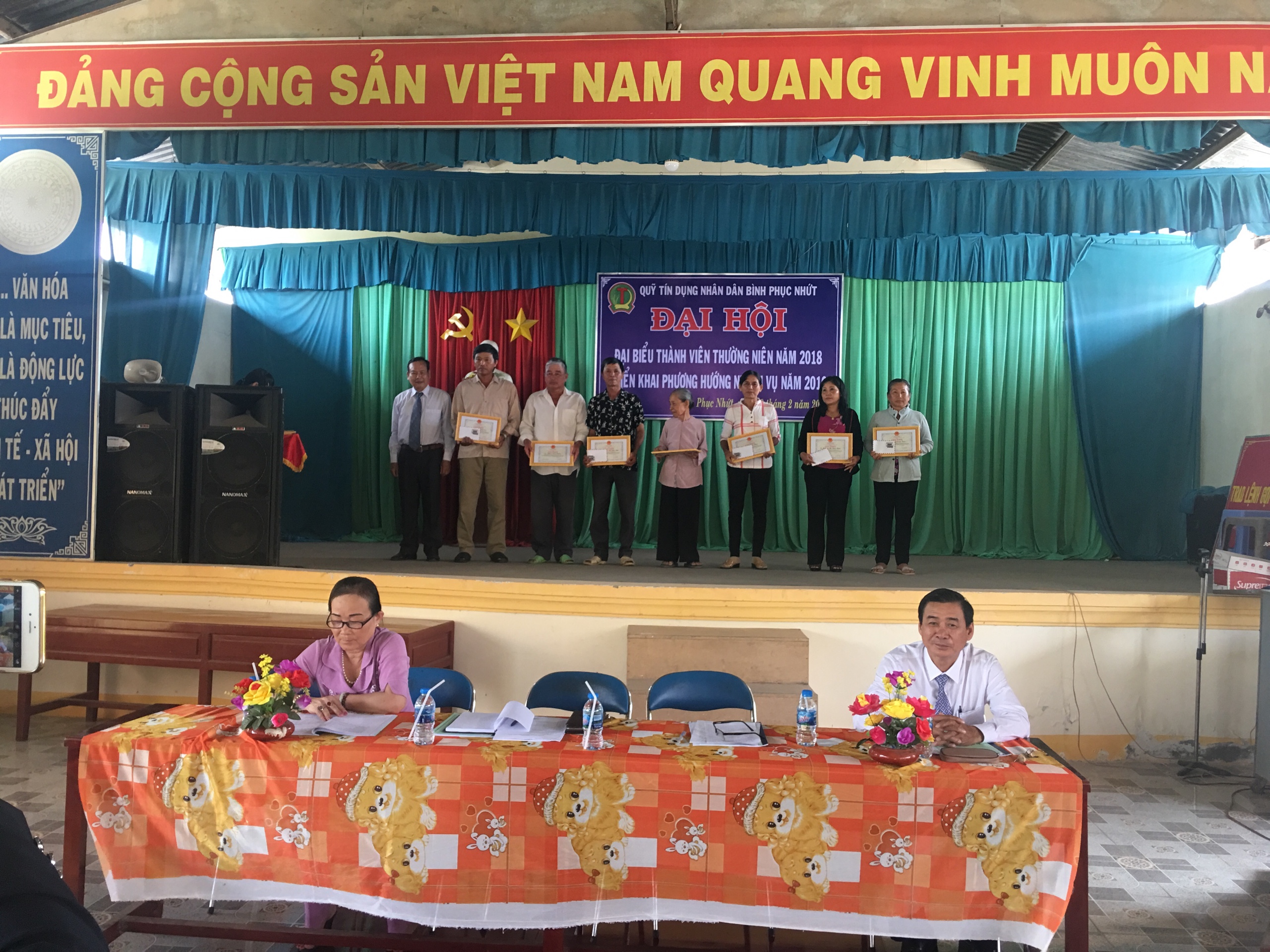 Đại hội thành viên thường niên QTDND Bình Phục Nhứt năm 2018